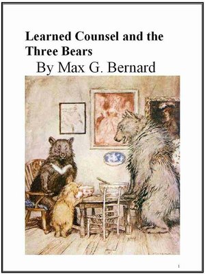 cover image of Learned Counsel and the Three Bears
